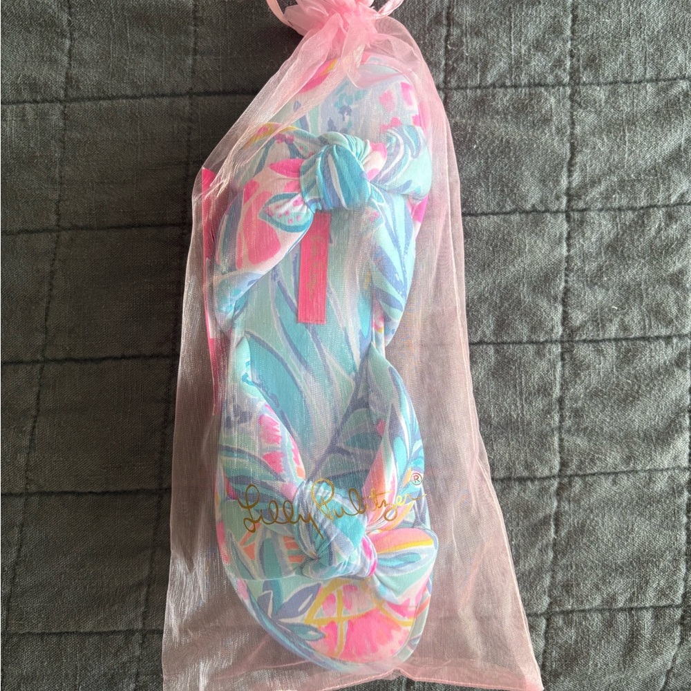 Lilly Pulitzer Multicolor Tropical Sandals/slippers - Picture 5 of 5